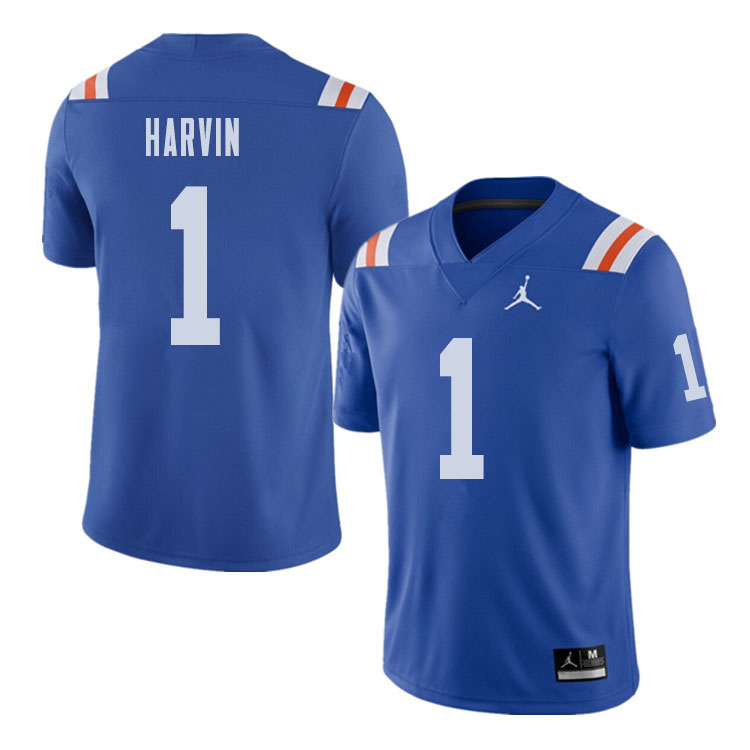 Jordan Brand Men #1 Percy Harvin Florida Gators Throwback Alternate College Football Jerseys Sale-Ro
